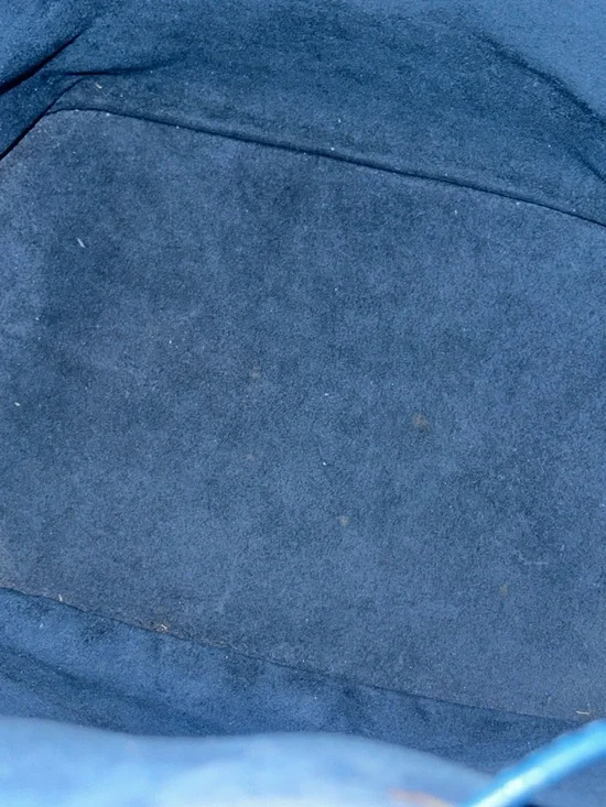 Authentic Vintage Louis Vuitton Noe Blue Epi Leather Drawstring Shoulder Bag - Picture 11 of 15